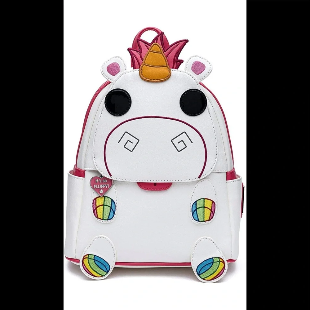 Loungefly Minions POP Fluffy Unicorn Backpack